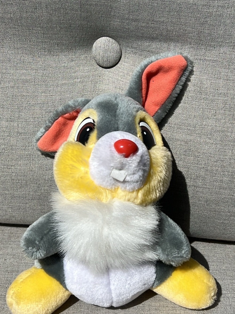 Vintage Thumper Disney Plush Character from Bambi.
